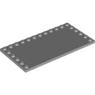 LEGO® onderdeel Tegel Aangepast Licht Blauwachtig Grijs 6178