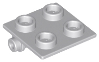 LEGO® los onderdeel Scharnier Licht Blauwachtig Grijs 6134