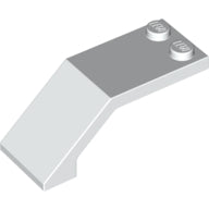 LEGO® los onderdeel Voorruit in kleur Wit 6070