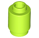 Plaatje in Gallery viewer laden, LEGO® los onderdeel Steen Rond in kleur Limoen 3062