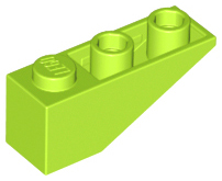 LEGO® los onderdeel Dakpan Omgekeerd in kleur Limoen 4287