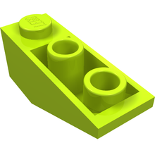Plaatje in Gallery viewer laden, LEGO® los onderdeel Dakpan Omgekeerd in kleur Limoen 4287