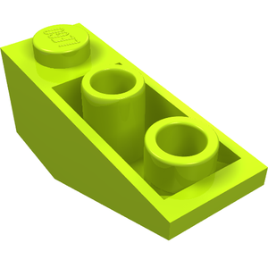 LEGO® los onderdeel Dakpan Omgekeerd in kleur Limoen 4287