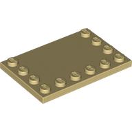 LEGO® los onderdeel Tegel Aangepast in kleur Geelbruin 6180