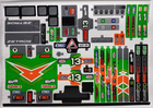 LEGO® stickervel set 42129-1 4x4 Mercedes-Benz Zetros Trial Truck