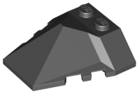 LEGO® los onderdeel Wig in kleur Zwart 47757