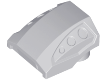 LEGO® onderdeel Dakpan Gebogen Licht Blauwachtig Grijs 44675