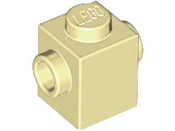 LEGO® los onderdeel Steen Aangepast in kleur Geelbruin 47905