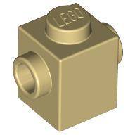 Plaatje in Gallery viewer laden, LEGO® los onderdeel Steen Aangepast in kleur Geelbruin 47905