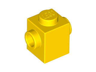 LEGO® los onderdeel Steen Aangepast in kleur Geel 47905