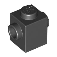 Plaatje in Gallery viewer laden, LEGO® los onderdeel Steen Aangepast in kleur Zwart 47905