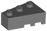 Plaatje in Gallery viewer laden, LEGO® los onderdeel Wig Donker Blauwachtig Grijs 6565