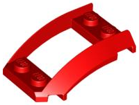 Plaatje in Gallery viewer laden, LEGO® los onderdeel Wig in kleur Rood 47755