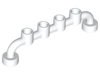 LEGO® los onderdeel Staaf in kleur Wit 6140