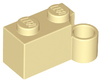 Plaatje in Gallery viewer laden, LEGO® los onderdeel Scharnier in kleur Geelbruin 3831