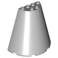 Plaatje in Gallery viewer laden, LEGO® los onderdeel Kegel Licht Blauwachtig Grijs 47543