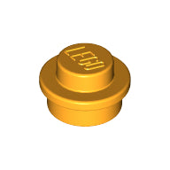 LEGO® los onderdeel Plaat Rond Helder Licht Oranje 4073