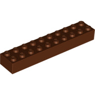 LEGO® los onderdeel Steen in kleur Roodachtig Bruin 3006