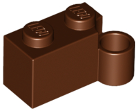 LEGO® los onderdeel Scharnier in kleur Roodachtig Bruin 3831