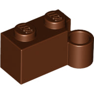 Plaatje in Gallery viewer laden, LEGO® los onderdeel Scharnier in kleur Roodachtig Bruin 3831