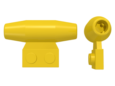 LEGO® los onderdeel Vliegtuig in kleur Geel 3475b
