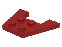 Plaatje in Gallery viewer laden, LEGO® los onderdeel Wig Plaat in kleur Donkerrood 4859