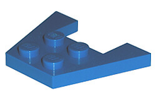 Plaatje in Gallery viewer laden, LEGO® los onderdeel Wig Plaat in kleur Blauw 4859