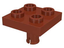 Plaatje in Gallery viewer laden, LEGO® los onderdeel Plaat Aangepast Roodachtig Bruin 2476