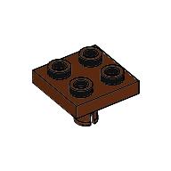 LEGO® los onderdeel Plaat Aangepast Roodachtig Bruin 2476