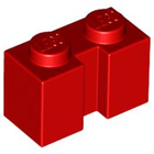 LEGO® los onderdeel Steen Aangepast in kleur Rood 4216