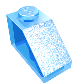 LEGO® Dakpan Algemeen Doorschijnend Medium Blauw 3040