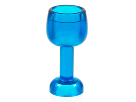 LEGO® los onderdeel Accessoire Doorzichtig Donkerblauw 33061