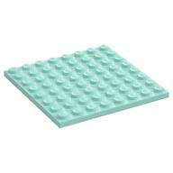 LEGO® los onderdeel Plaat Algemeen in kleur Aqua 41539