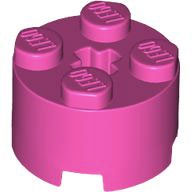 LEGO® los onderdeel Steen Rond in kleur Donker Roze 3941