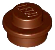 Plaatje in Gallery viewer laden, LEGO® los onderdeel Plaat Rond Roodachtig Bruin 4073