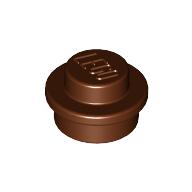 Plaatje in Gallery viewer laden, LEGO® los onderdeel Plaat Rond Roodachtig Bruin 4073