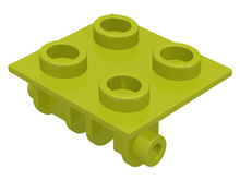 Plaatje in Gallery viewer laden, LEGO® los onderdeel Scharnier in kleur Medium Limoen 6134