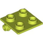 LEGO® los onderdeel Scharnier in kleur Medium Limoen 6134