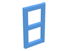 Plaatje in Gallery viewer laden, LEGO® los onderdeel Venster, Ruit en Luik Medium Blauw 3854