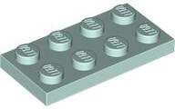 Plaatje in Gallery viewer laden, LEGO® los onderdeel Plaat Algemeen in kleur Aqua 3020