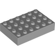 LEGO® los onderdeel Steen Licht Blauwachtig Grijs 2356