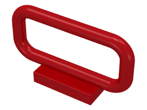 LEGO® los onderdeel Staaf in kleur Rood 6187