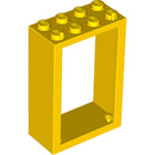 LEGO® los onderdeel Deurkozijn in kleur Geel 4130