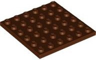 LEGO® los onderdeel Plaat Algemeen Roodachtig Bruin 3958