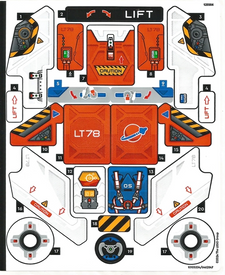LEGO® stickervel set 42178-1 Surface Space Loader