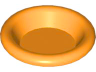 Plaatje in Gallery viewer laden, LEGO® los onderdeel Accessoire in kleur Oranje 6256