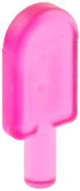 LEGO® onderdeel Eten & Drinken Doorzichtig Donkerroze 30222