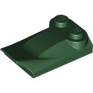 Plaatje in Gallery viewer laden, LEGO® los onderdeel Dakpan Gebogen Donkergroen 47456