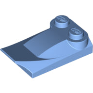 Plaatje in Gallery viewer laden, LEGO® los onderdeel Dakpan Gebogen Medium Blauw 47456
