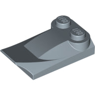 Plaatje in Gallery viewer laden, LEGO® los onderdeel Dakpan Gebogen in kleur Zandblauw 47456